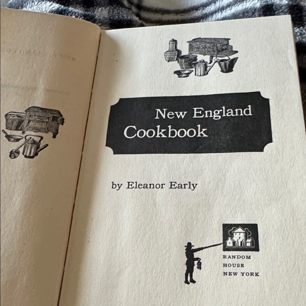 New England Cookbook Random House NY Eleanor Early 1954 Vintage GUC